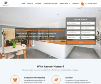 Assurehomes.in(Builders in Bangalore) Screenshot