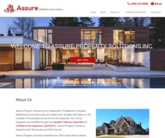 Assurepropertysolutions.com(Assure Property Solutions INC) Screenshot