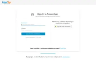 Assuresign.net(Assuresign) Screenshot