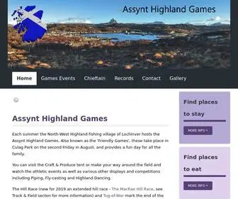 Assynthighlandgames.co.uk(Assynthighlandgames) Screenshot