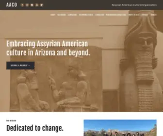 Assyrianamerican.org(AACO) Screenshot