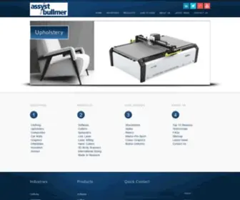 Assystbullmer.co.uk(Assyst Bullmer CAD Software Automated Cutting Clothing UK Ireland) Screenshot