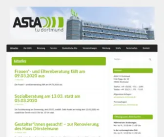 Asta-Dortmund.de(Allgemeiner Studierendenausschuss der TU Dortmund) Screenshot