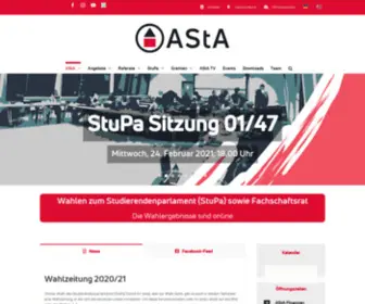 Asta-FRA-Uas.de(AStA Frankfurt University of Applied Sciences) Screenshot