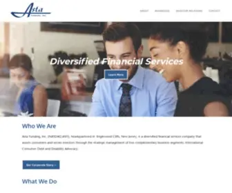 Astafunding.com(Asta Funding Inc) Screenshot