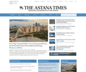 Astanatimes.com(The Astana Times) Screenshot