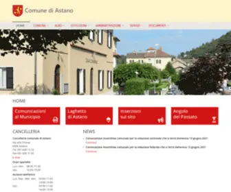 Astano.ch(Comune di Astano) Screenshot