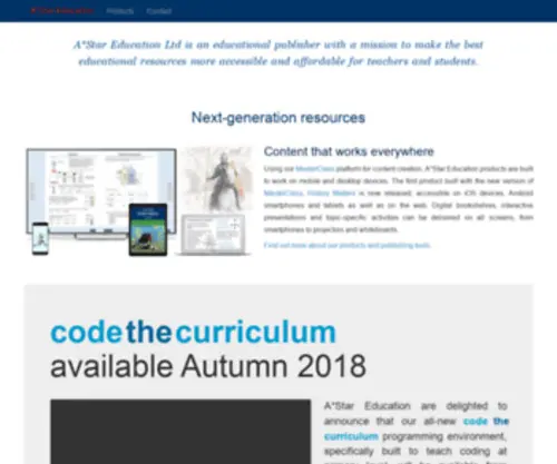 Astar-Education.co.uk(A*Star Education Ltd) Screenshot