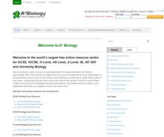 Astarbiology.com(GCSE, IGCSE, IB, A-Level Revision and Resources) Screenshot