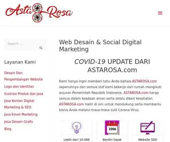 Astarosa.com(Web Desain & Digital Marketing Bekasi Bogor Karawang) Screenshot