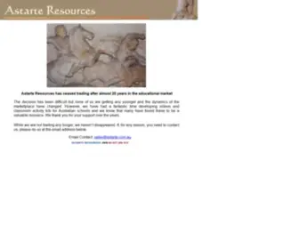 Astarte.com.au(Astarte Resources) Screenshot