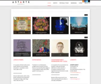 Astarteagency.it(Astarte Agency Milano I Ufficio stampa e management nel campo della musica) Screenshot