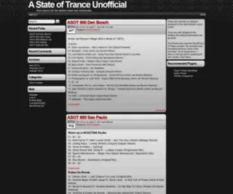 Astateoftrance.co(A State of Trance Unofficial) Screenshot