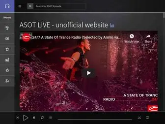 Astateoftrancelive.com(ASOT Live) Screenshot
