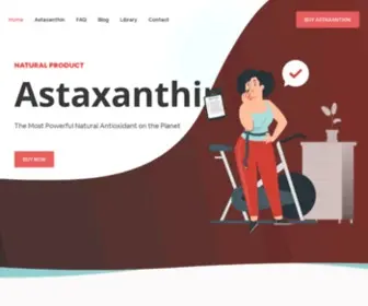 Astaxanthin.co.nz(Astaxanthin Information) Screenshot