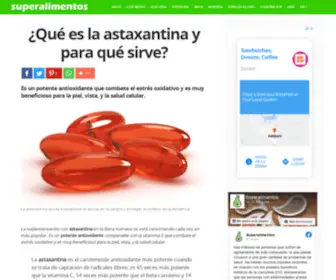 Astaxantina.es(astaxantina) Screenshot