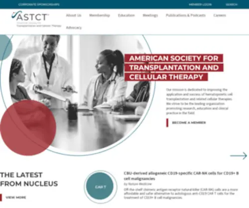 ASTCT.org(Home) Screenshot