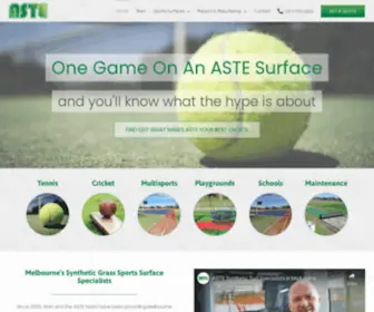 Aste.com.au(Australian Synthetic Turf Enterprises) Screenshot