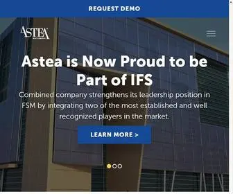 Astea.com(Astea International) Screenshot