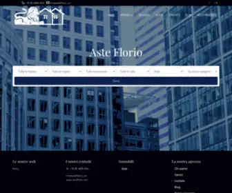 Asteflorio.com(Aste Immobiliari Florio) Screenshot