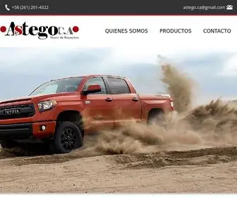 Astego.com.ve(Mayor de Repuestos Toyota) Screenshot