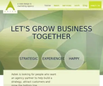 Astekweb.com(Website Consulting Development & Marketing) Screenshot