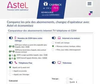 Astel.be(Comparaison des opérateurs internet) Screenshot
