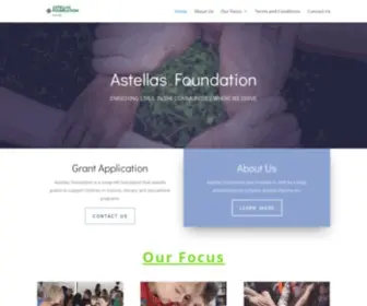 Astellasusafoundation.org(Astellas USA Foundation) Screenshot