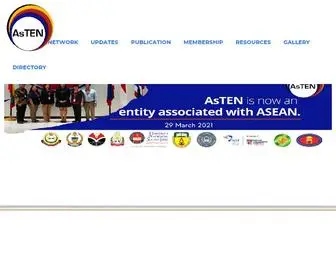 Asten1.org(Association of Southeast Asian Teacher Education Network) Screenshot