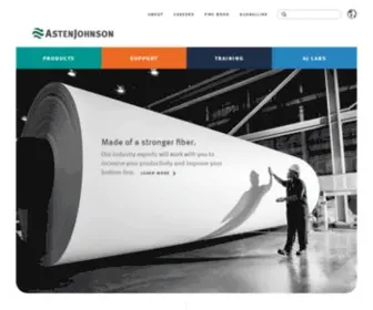 Astenjohnson.com(Paper Machine Clothing) Screenshot