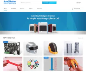 Aster3Dprinter.com(ASTER3D) Screenshot