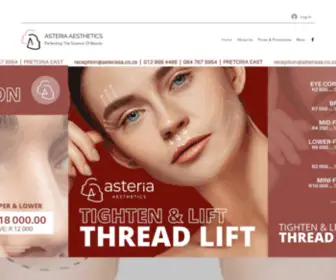 Asteriaaesthetics.com(Asteria Aesthetics) Screenshot