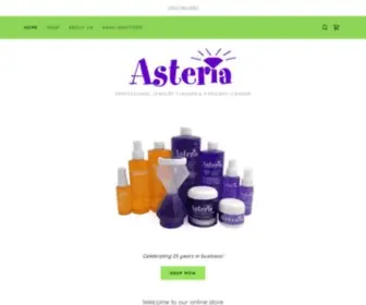 Asterialabs.com(World's best jewelry cleaner. Use Asteria Jewelry Cleaner to remove tarnish from gold) Screenshot