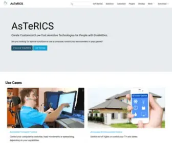 Asterics.eu(Home) Screenshot