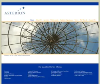 Asterion-Consulting.com(Financial and Economic Consulting in Philadelphia and New York along three integrated service lines) Screenshot