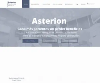 Asterionasistenciamedica.com(Marketing para médicos Cirujanos Plásticos) Screenshot