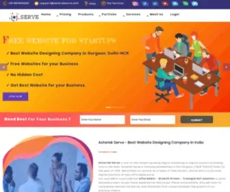 Asteriskserve.com(Best Digital Marketing Company in Gurgaon) Screenshot