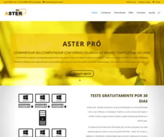 Asterpro.com.br(Software ASTER) Screenshot