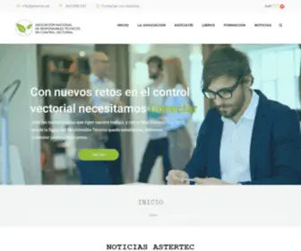 Astertec.es(Asociación Nacional de Responsables Técnicos en Control Véctorial) Screenshot