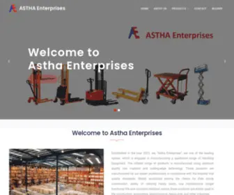 Asthaenterprise.in(Industrial Lifts) Screenshot