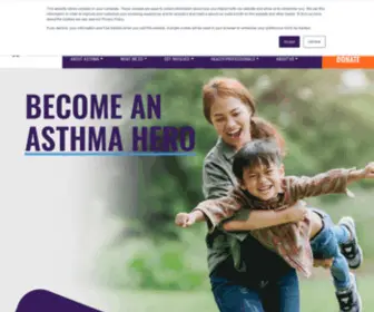 Asthmafoundation.org.au(Home) Screenshot