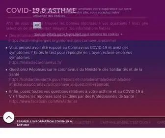 Asthmezero.fr(Asthmezero) Screenshot