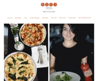 Astiaustin.com(Asti Trattoria) Screenshot