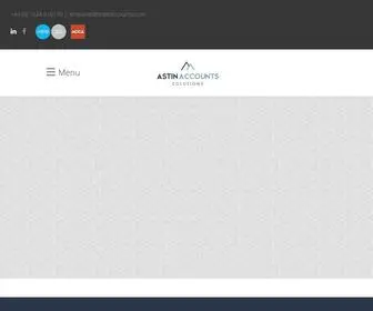 Astinaccounts.com(Astin Accounts Solutions) Screenshot