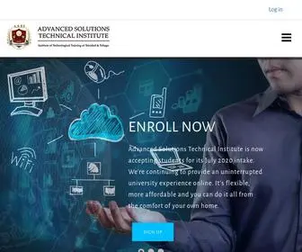 Astitnt.education(Advanced Solutions Technical Institute) Screenshot