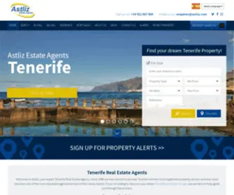 Astliz.com(Tenerife Real Estate Agents) Screenshot