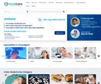 Astocare.com(Book Doctor Appointment Online) Screenshot