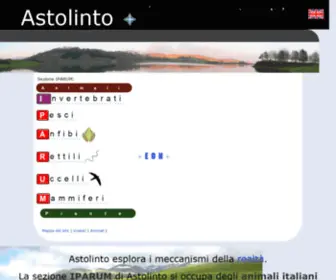 Astolinto.it(Astolinto, animali italiani) Screenshot