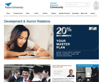 Astonalumni.org(Aston University) Screenshot