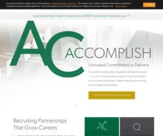 Astoncarter.com(Aston Carter Staffing & Consulting Services) Screenshot